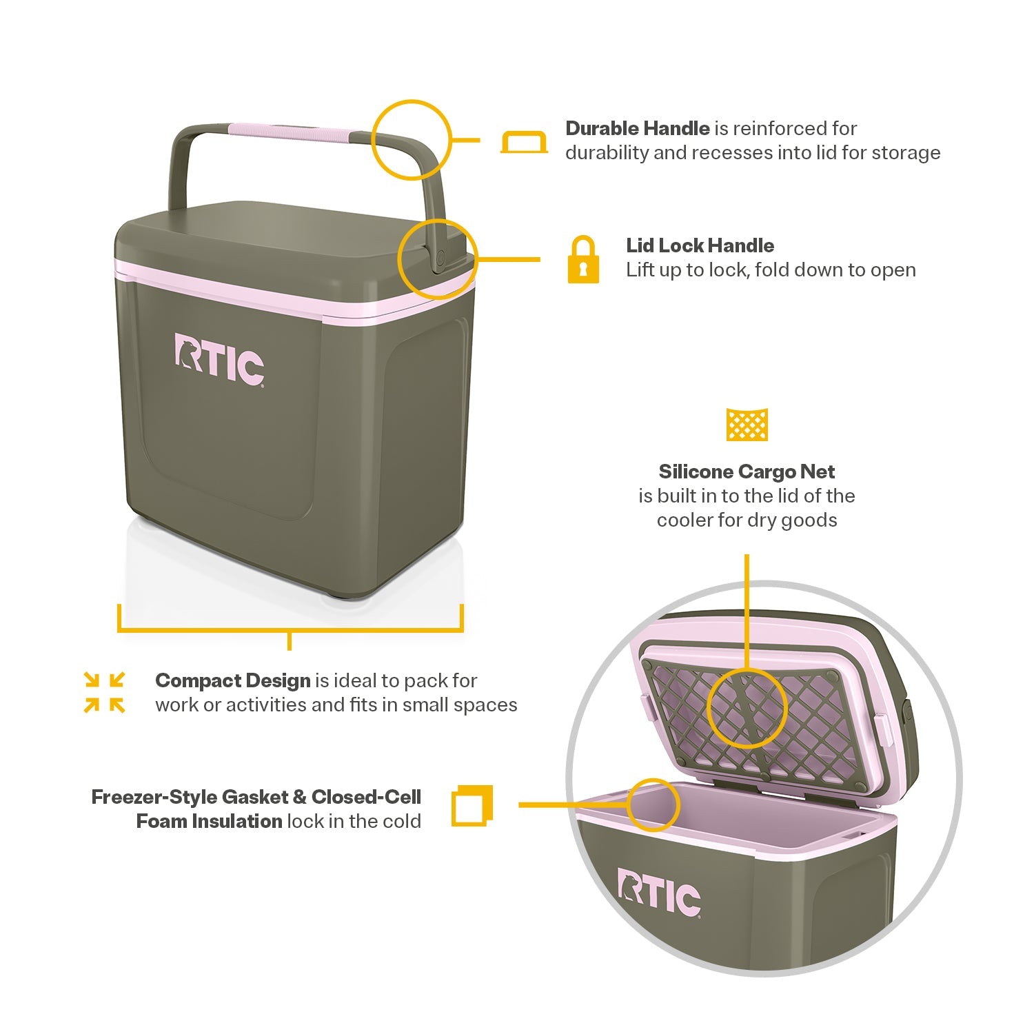 8 QT Road Trip Personal Cooler #003KF