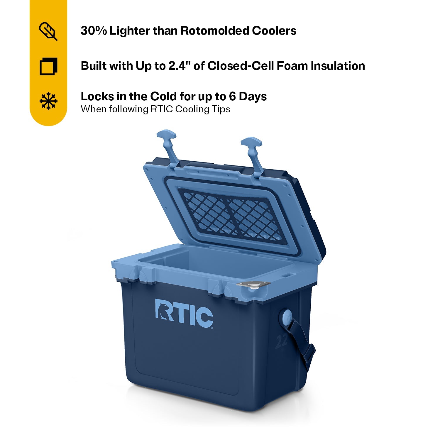 22 QT Ultra-Light Cooler #009BO