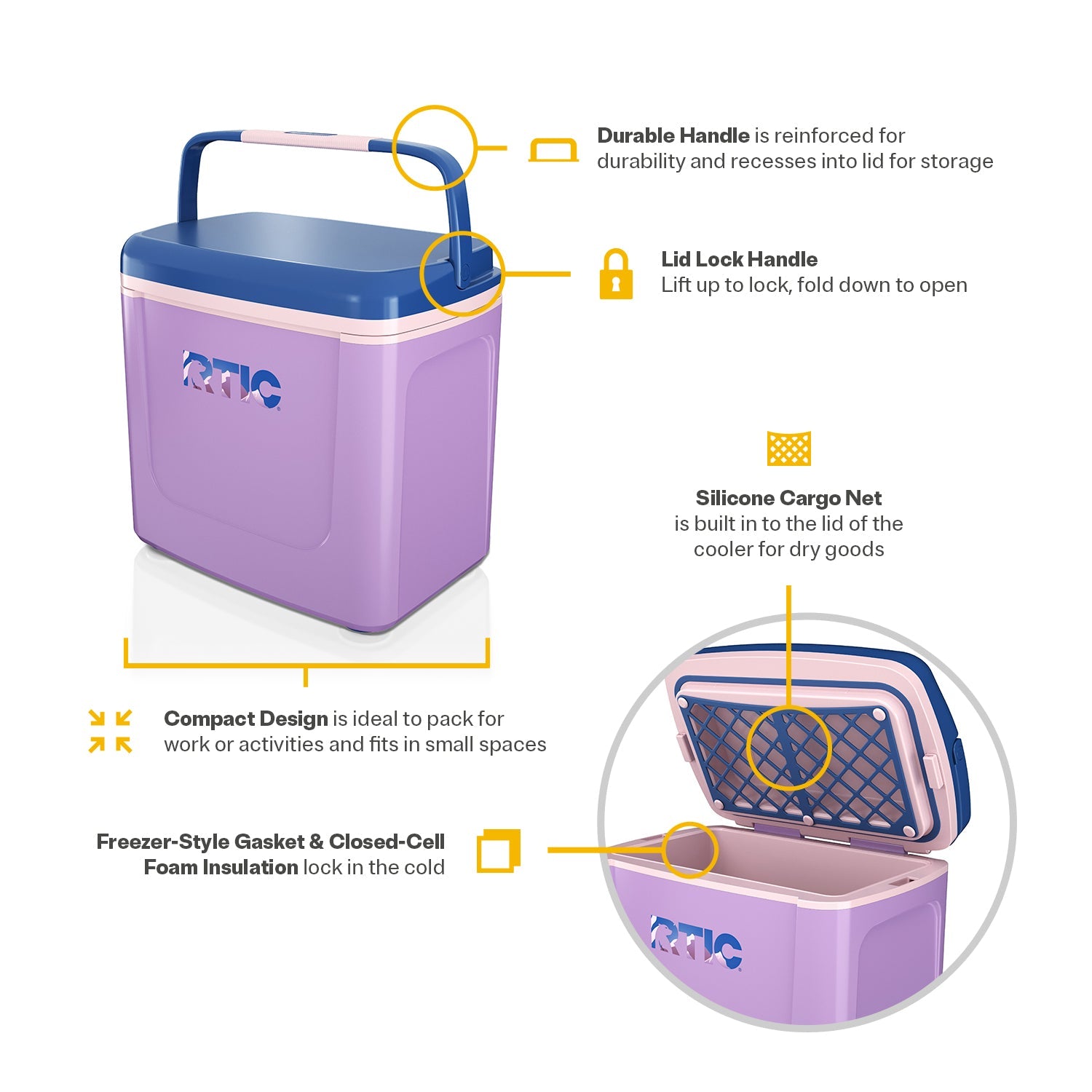 8 QT Road Trip Personal Cooler #003KF