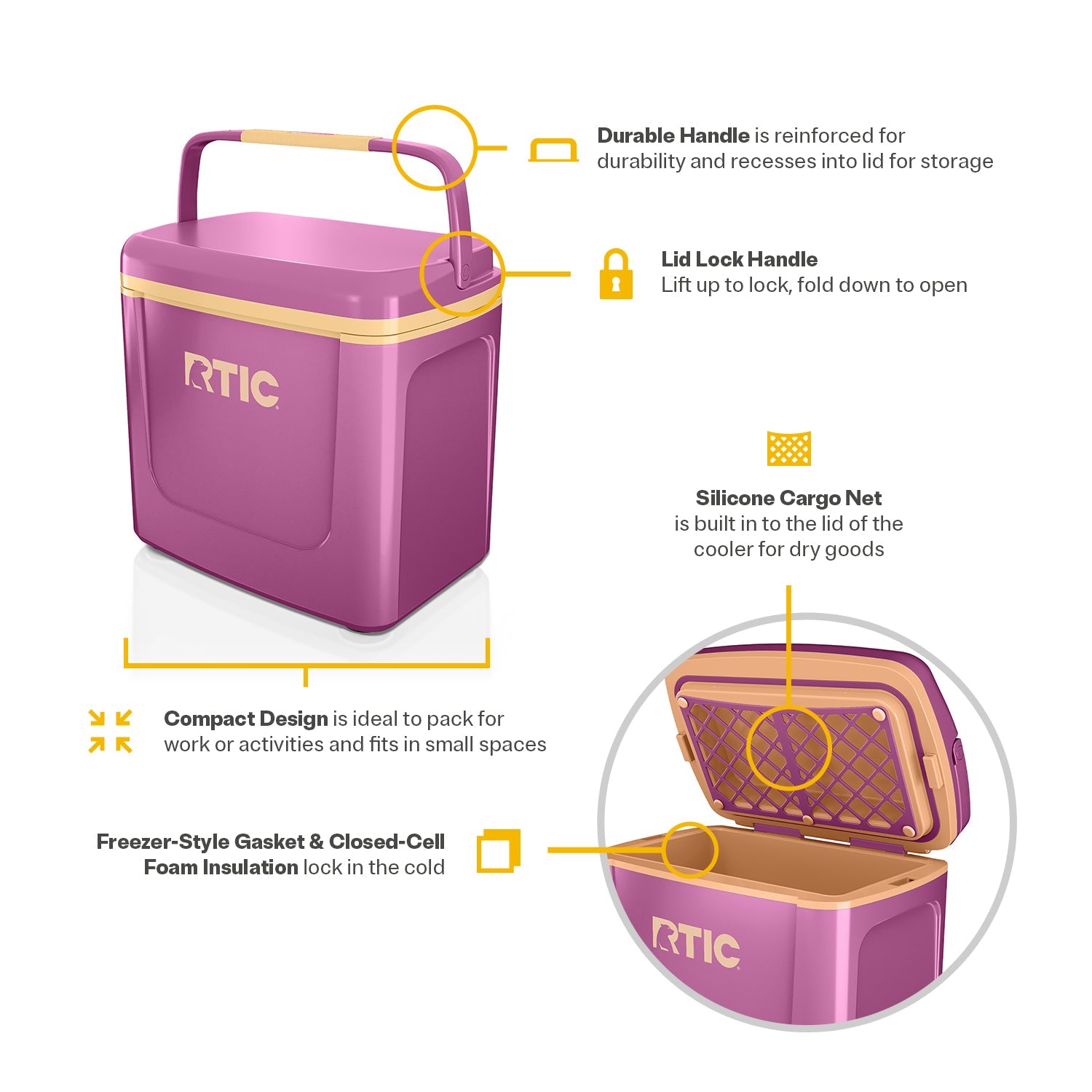 8 QT Road Trip Personal Cooler #003KF
