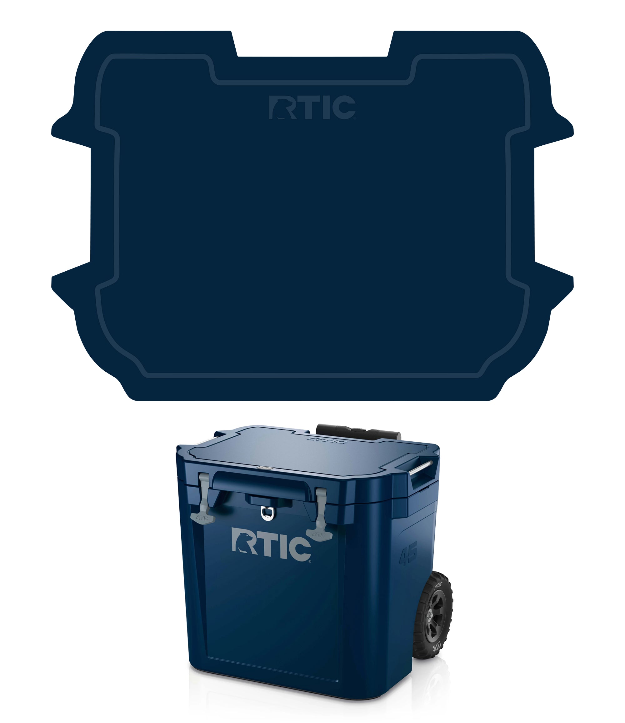 45 QT Ultra-Tough Wheeled Cooler #007SD