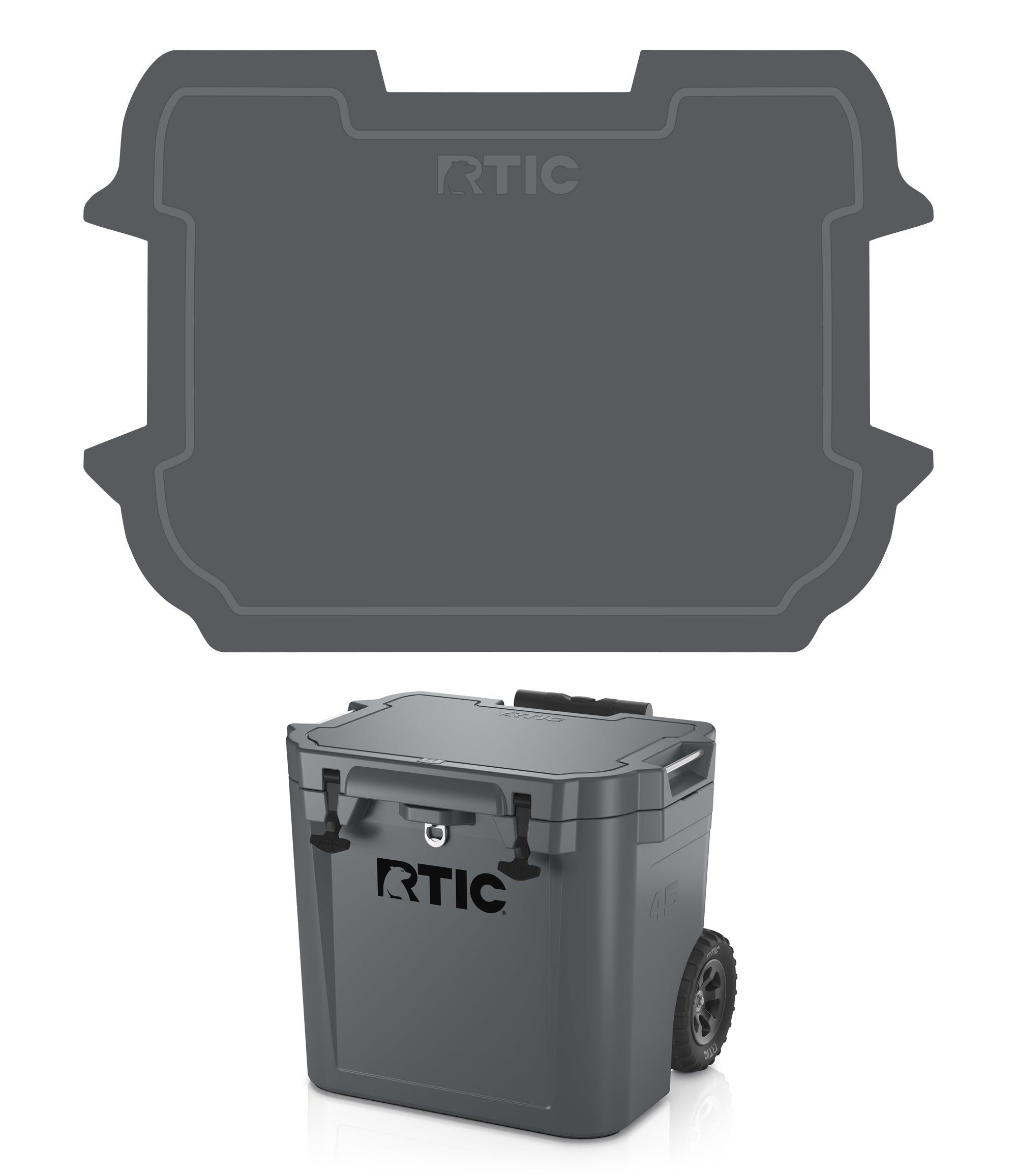 45 QT Ultra-Tough Wheeled Cooler #007SD