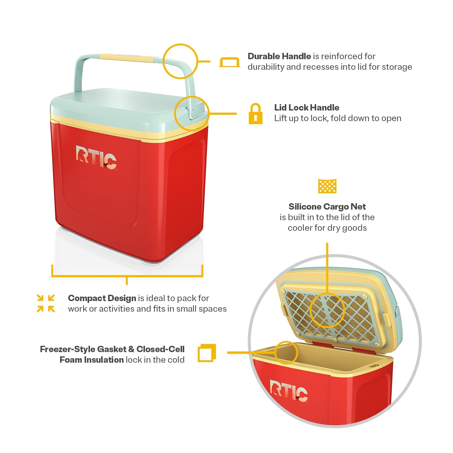 8 QT Road Trip Personal Cooler #003KF