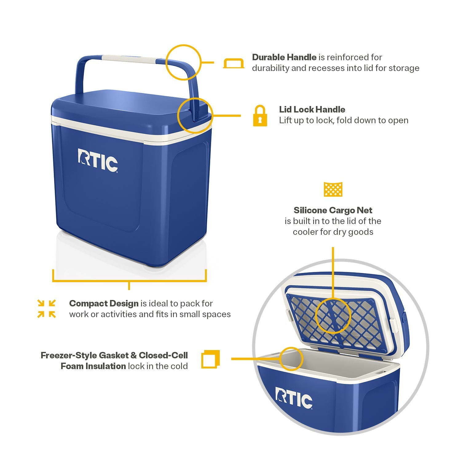 8 QT Road Trip Personal Cooler #003KF