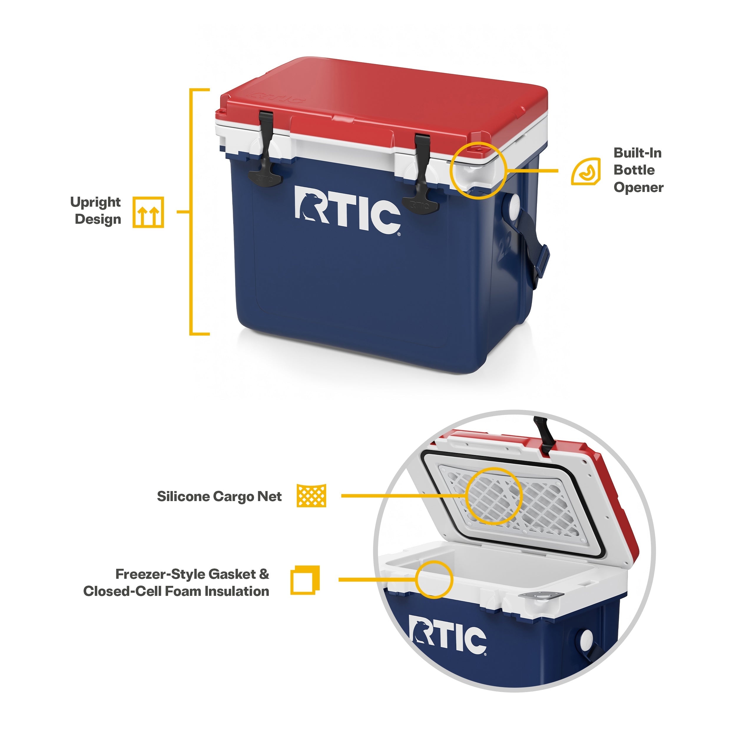 22 QT Ultra-Light Cooler #009BO