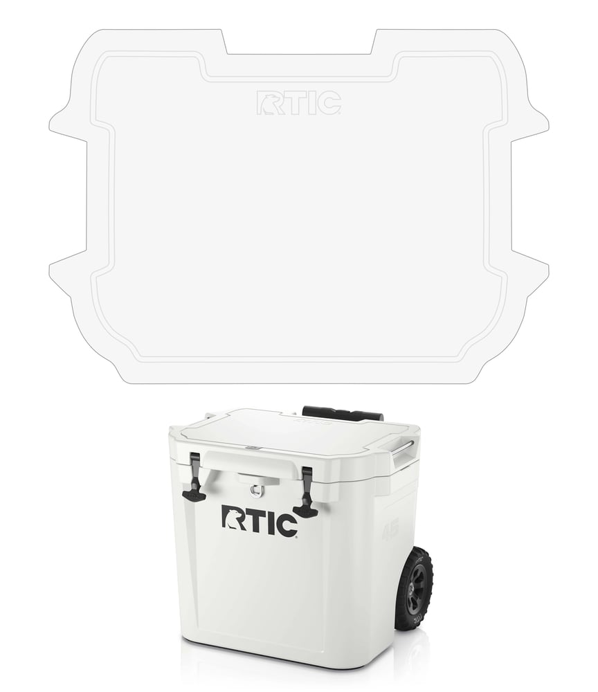45 QT Ultra-Tough Wheeled Cooler #007SD