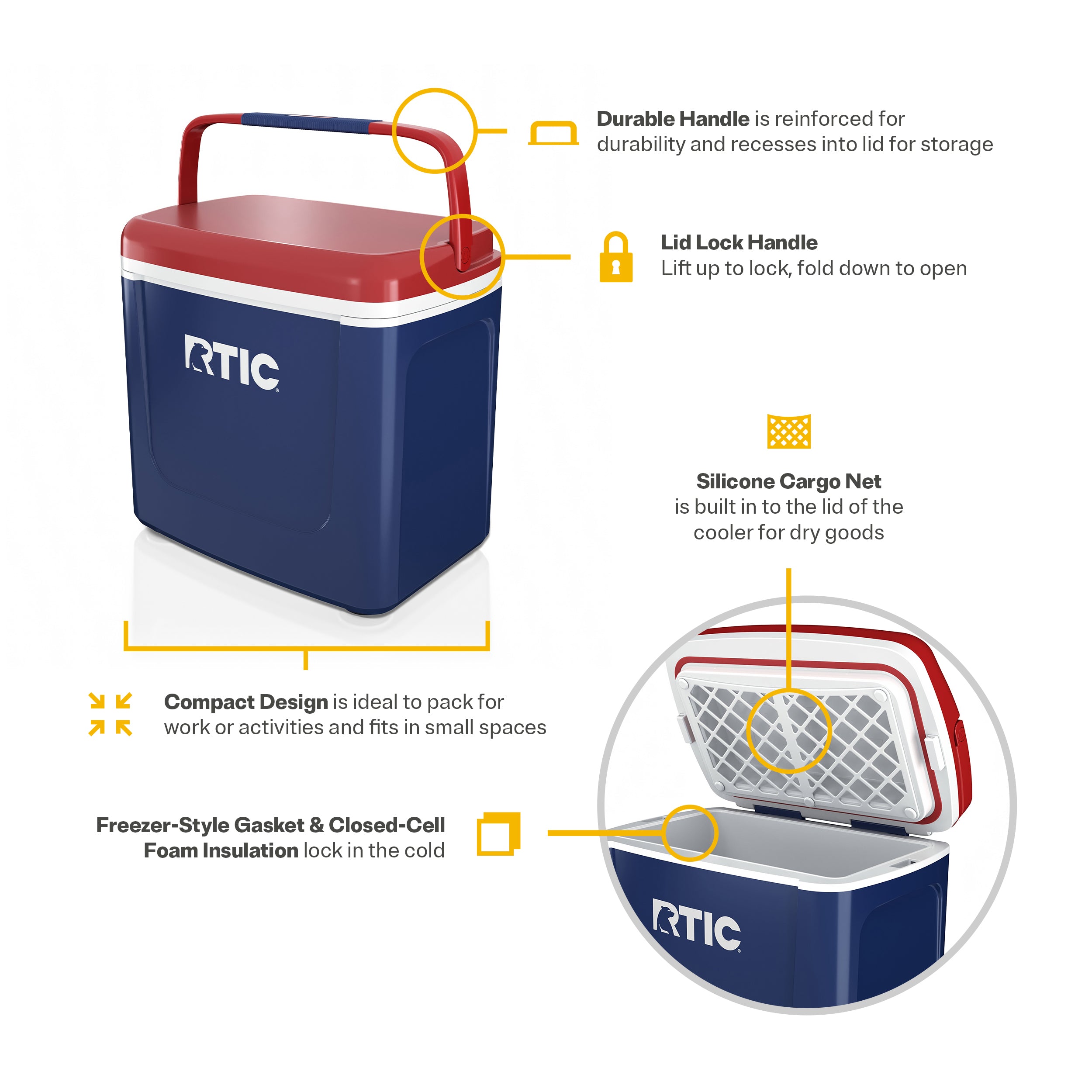 8 QT Road Trip Personal Cooler #003KF