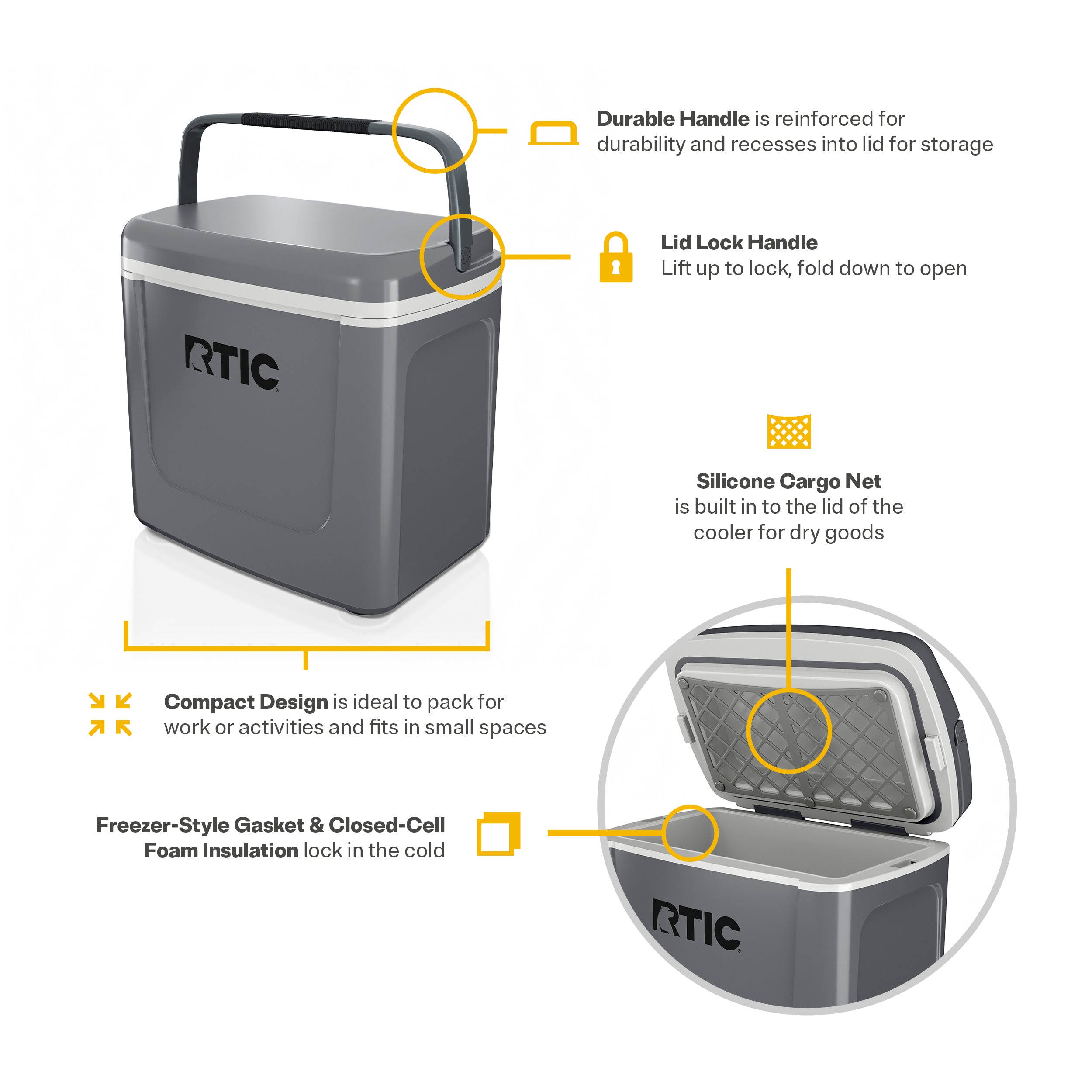 8 QT Road Trip Personal Cooler #003KF