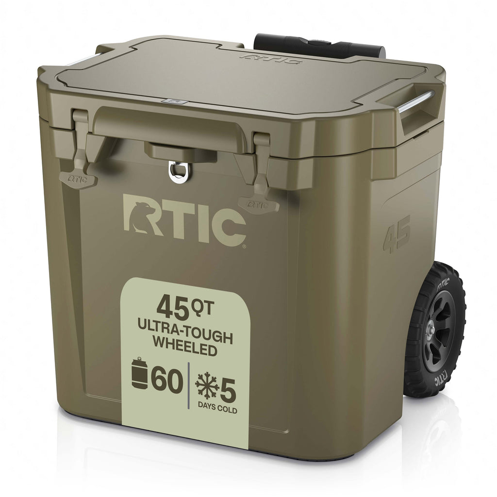 45 QT Ultra-Tough Wheeled Cooler #007SD