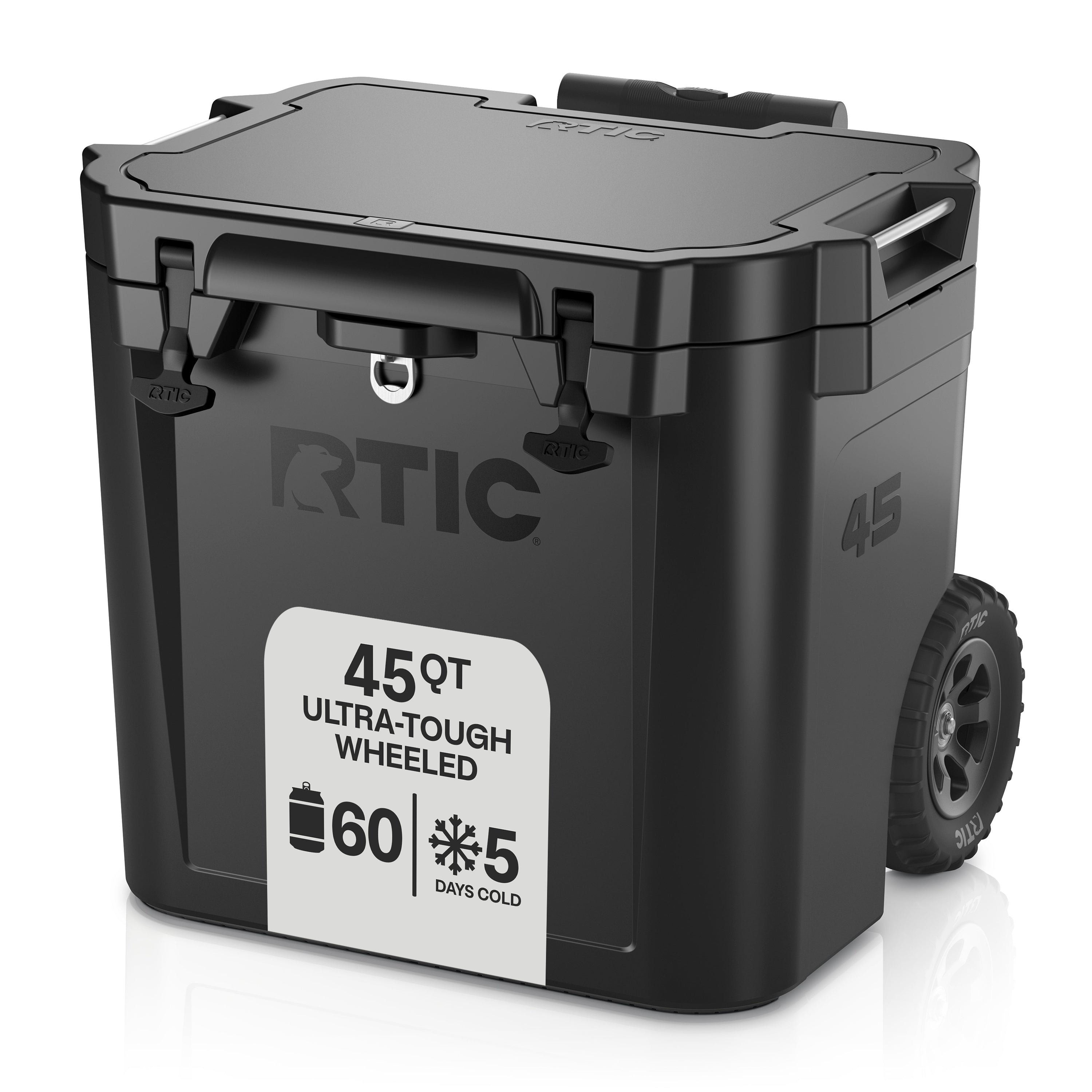 45 QT Ultra-Tough Wheeled Cooler #007SD
