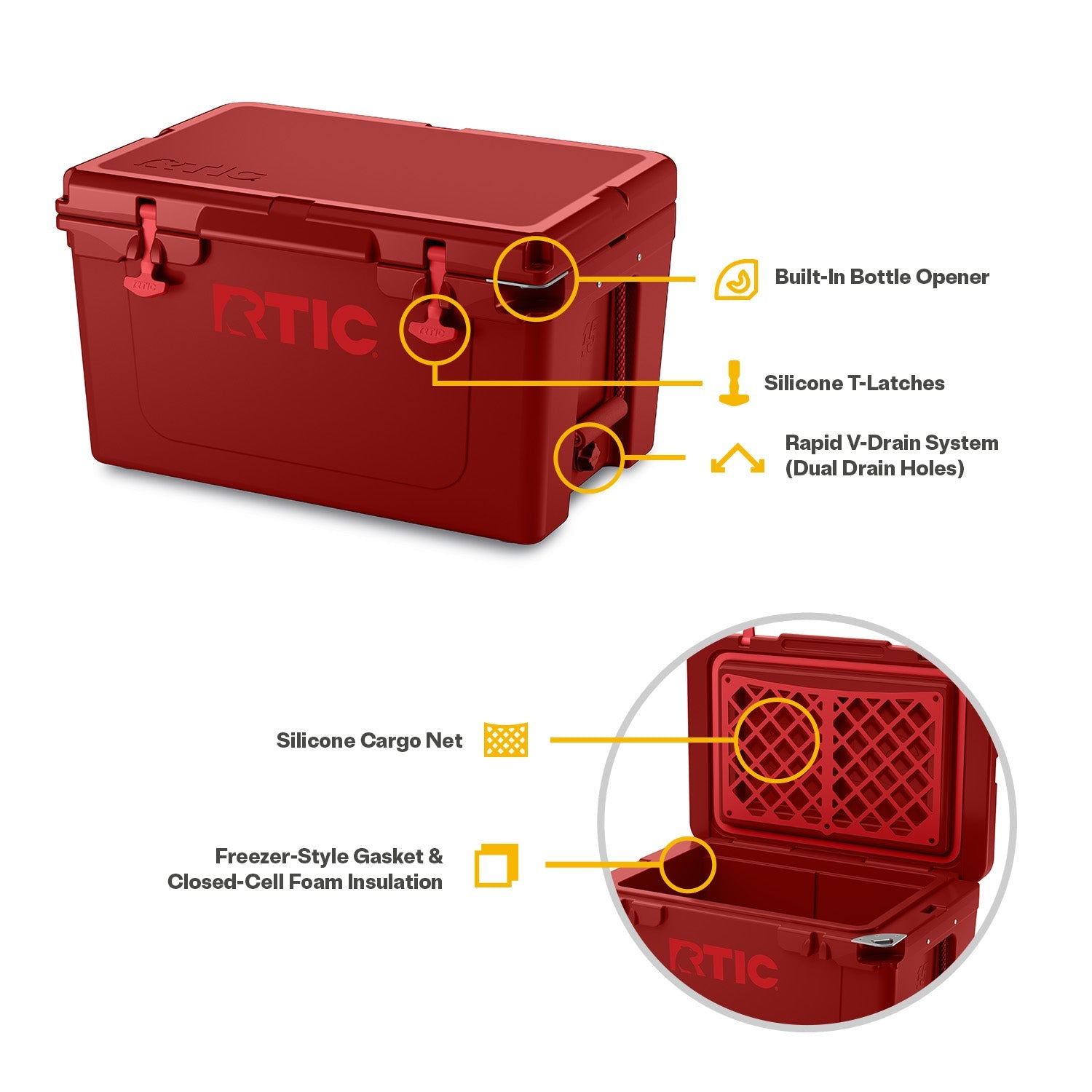 45 QT Ultra-Tough Cooler #0080M
